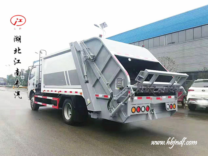 （国六排放）东风凯普特K7 8方压缩式垃圾车技术参数配置图片