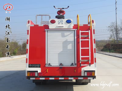 （国六排放）庆铃五十铃3.5吨泡沫消防车参数配置介绍13886855788