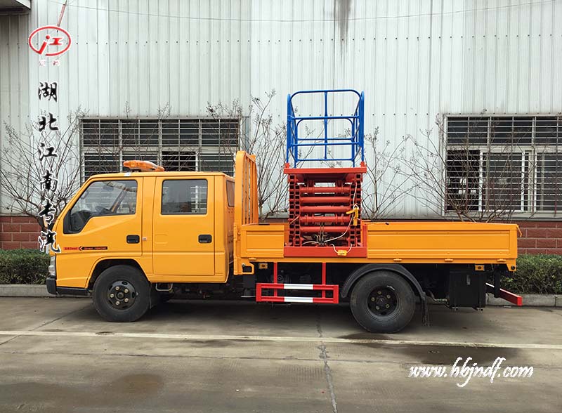 江铃顺达10米剪叉式高空作业车（蓝牌）参数配置照片价格18671091666